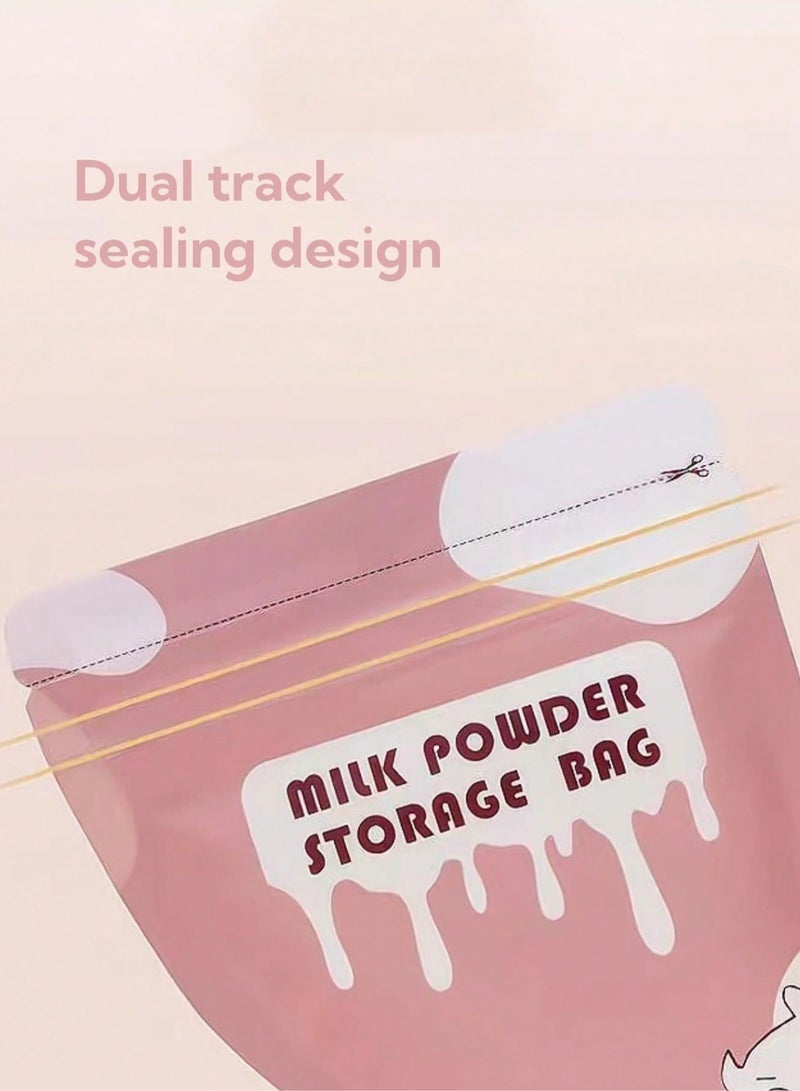 Bebiland 60 Pcs Milk Powder Storage Bags,Portable Baby Formula Storage Bag for Travel Holiday,Baby Disposable Milk Powder Pouches - Image 5