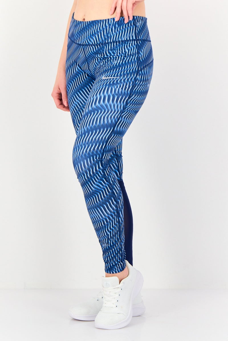 Nike Women Sportswear Fit Brand Logo Training Tight, Multicolor - Image 3