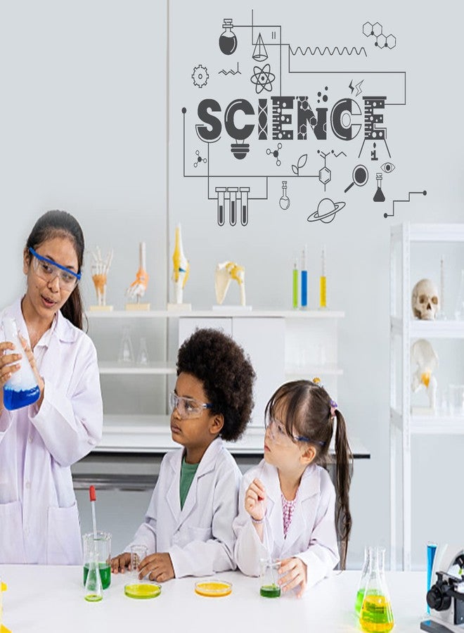 SUPERDANT Science Stickers Vinyl Wall Stickers Decal Experimental Tool Wall Art Decor for Bedroom Living Room Decorations School Laboratory Chemistry Teachers Children Room Classroom Decor - Image 4