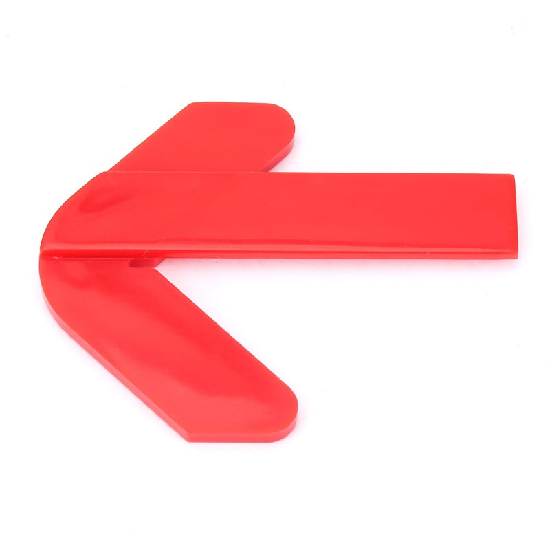 Center Finder ABS Plastic Rustproof Quick Circle Center Locator - Lightweight Red Center Finding Tool for Woodworking - Image 1