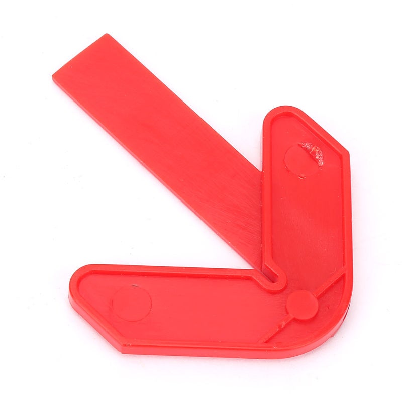 Center Finder ABS Plastic Rustproof Quick Circle Center Locator - Lightweight Red Center Finding Tool for Woodworking - Image 5