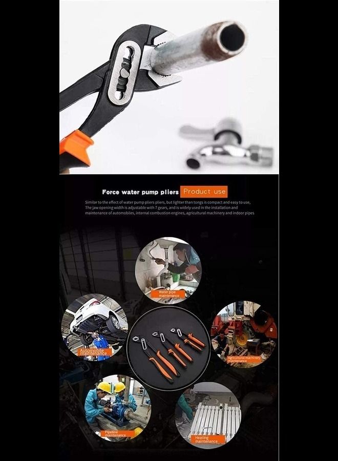 ABBASALI Multi-Function Hand Tool Home Hand Tool Multitool Tool Pliers Water Pump Pliers Pipe Wrenchation Pliers Universal Wrench Grip Pipe Plumber Hand Tool  - Image 3