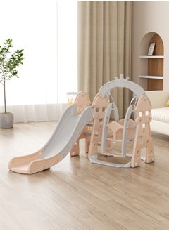 FULL JOY Princess 3*1 Slide With Swing + Basketball  - Image 1
