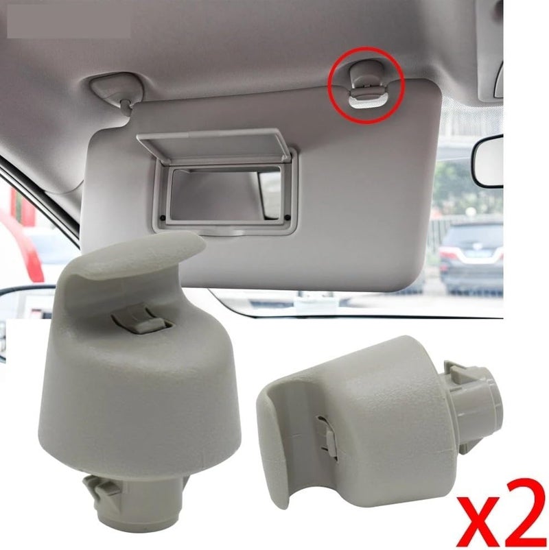 Wivplex 2x Sun Visor Hook Clips for Nissan Vehicles - Image 4