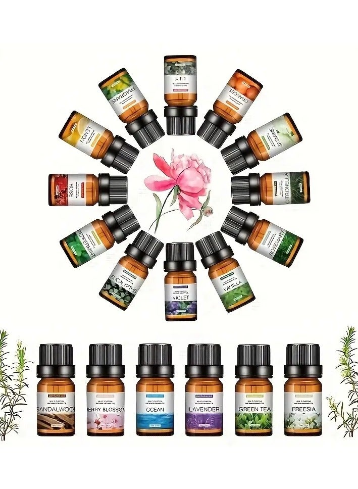 ORiTi 1 PC Essential Oil 10ml  For Diffuser Humidifier Candle Hair Conditioner - ROSE - Image 5