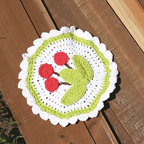 Lily Sugar 'N Cream The Original Solid Yarn, 2.5oz, Medium 4 Gauge, 100% Cotton - Green - Machine Wash & Dry - Image 5