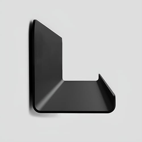 Spillbox Metal Photo Frame Stand for Wall Mount | Floating Shelf | Display for Photos, Artwork | Modern Picture Ledge | Home, Kitchen, Living Room & Office Wall Decoration Shelf- Set of 3 (Black) - Image 4