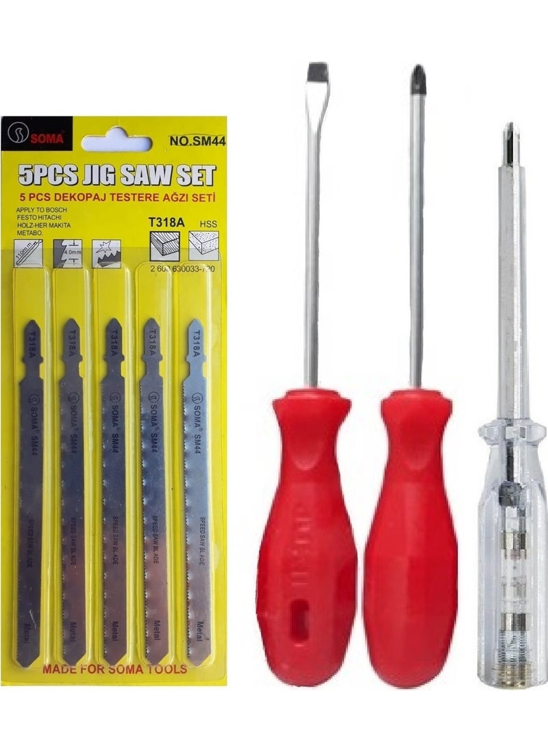 Soma Jigsaw Blade Metal and Screwdriver Set 
