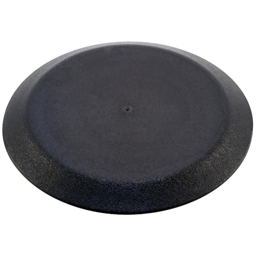 Caplugs 2" 2 inch Flush Mount Black Plastic Body and Sheet Metal Hole Plug Qty 1 - Image 1