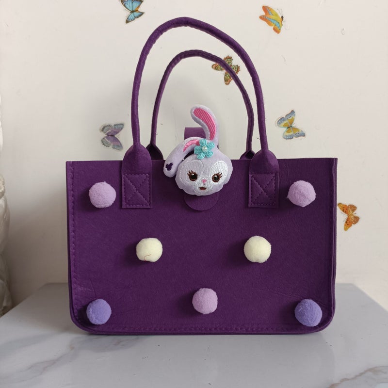 Felt Bag Full Moon Gift Bag Cartoon Diy Baby Full Moon Gift Bag Shopping Bag - Image 5