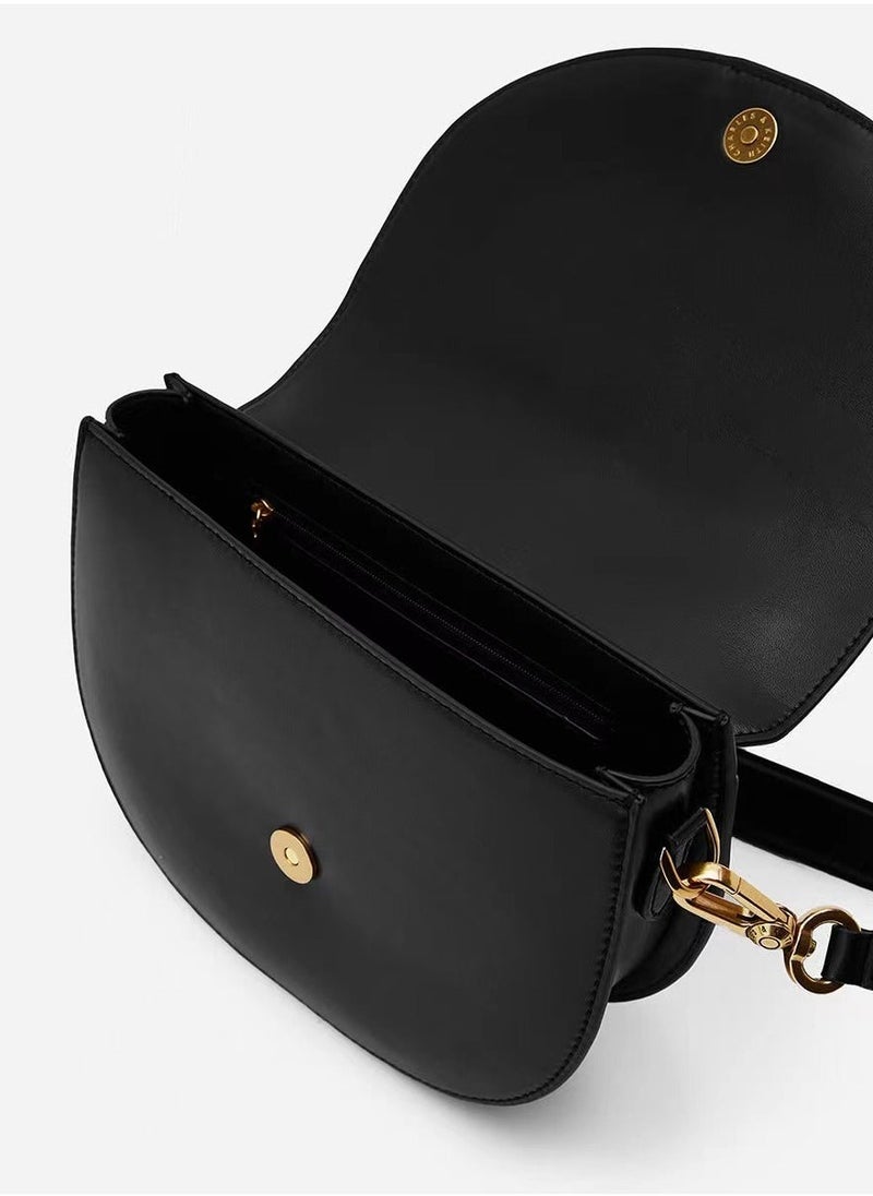 Charles & Keith Charles & Keith Gabine Horseshoe Buckle Saddle Bag Shoulder Bag  - Image 3