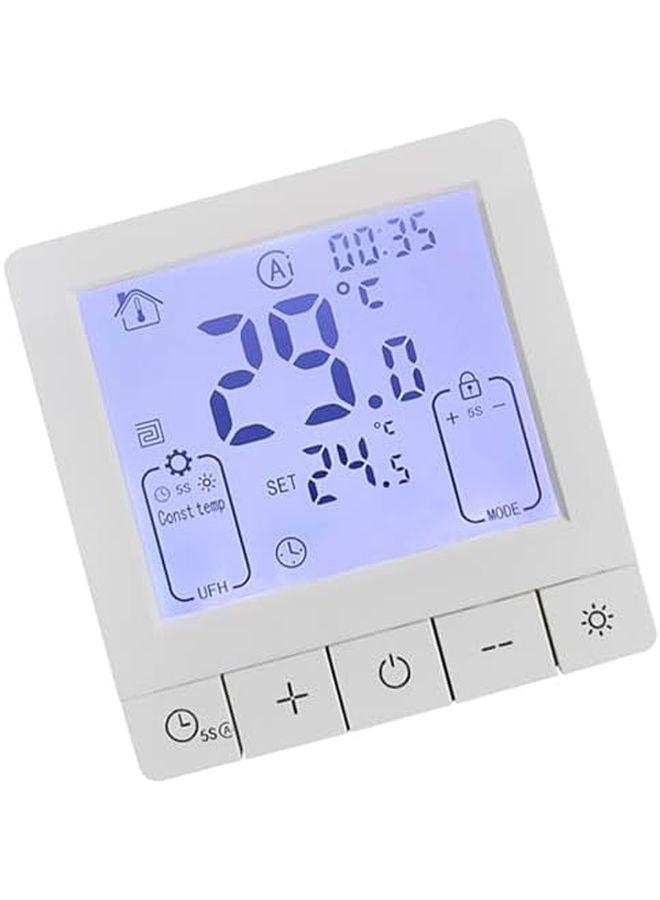 Programmable Electric Floor Heating Thermostat 25A K5h25a Backlight LCD Display Energy Efficient - Image 5