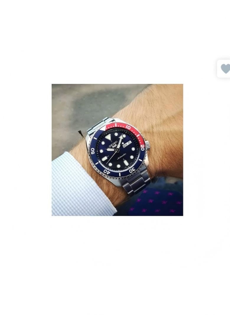 Seiko 5 Sports Water Resistant Stainless Steel Analog Watch SRPD53K1 - Image 4