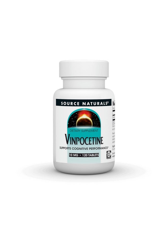 Source Naturals Vinpocetine Tablets, Supports Cognitive Performance*, 10 mg - 120 Tablets - Image 1