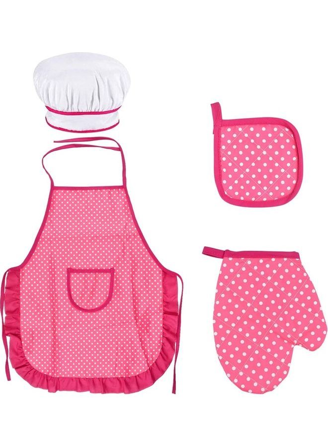NIBEMINENT 4-Piece Children Apron Set - Image 1