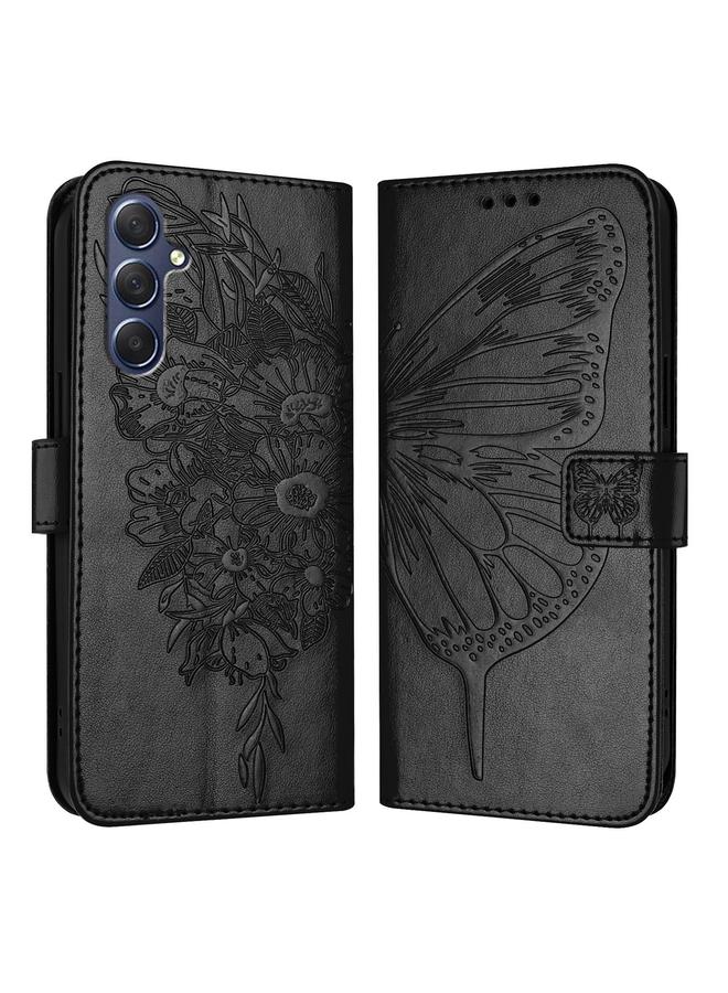 اس-توب جراب لهاتف Samsung Galaxy M54 5G / F54 5G جراب هاتف جلدي منقوش على شكل فراشة - Image 1