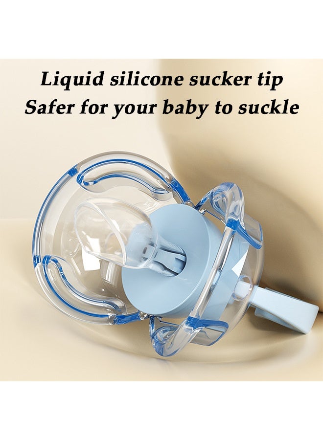 طقم لهايات من 3 قطع | لهاية أطفال بتصميم من قطعة واحدة بفتحات تهوية كبيرة | لهاية سيليكون آمنة وخالية من مادة BPA | من 0 إلى 3 سنوات | غطاء غبار مدمج - Image 4