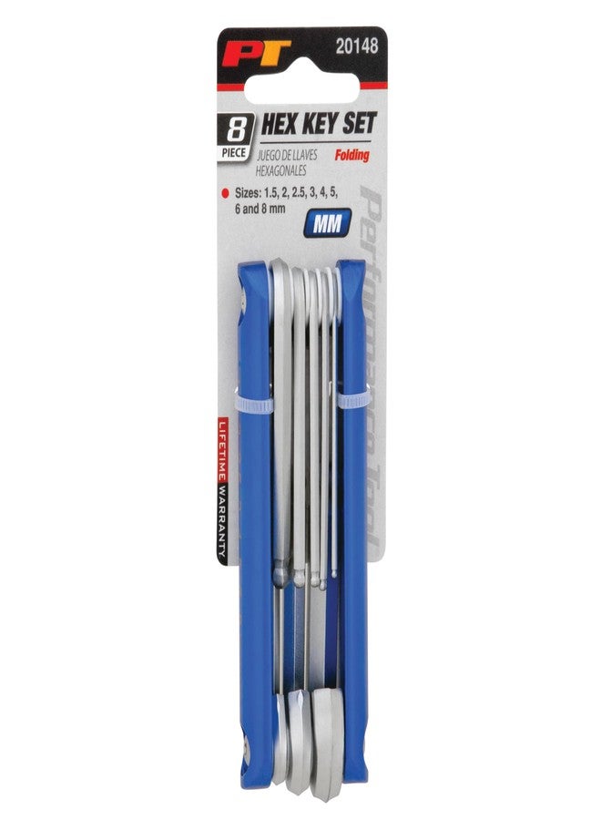 Performance Tool 20148 Metric Long Arm Hex Key Set - Chrome Vanadium Steel for Strength and Durability with Ball Ends and Anodized Aluminum Handles - Image 3