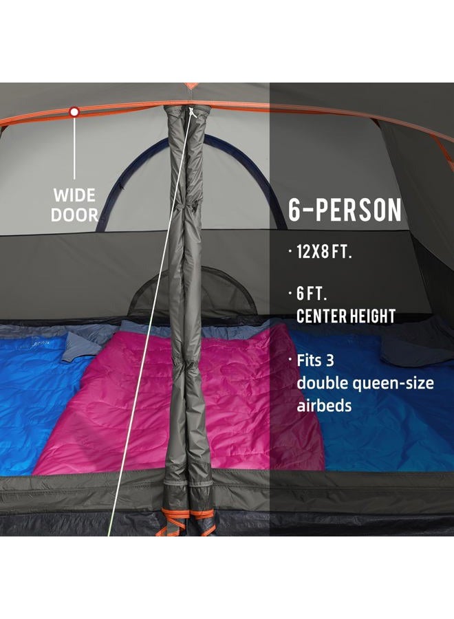 CAMEL CROWN Tents for Camping 6 Person Tent Waterproof Easy Setup Backpacking Tents with Floor Mats 3/4/5/6 Person Family Tent for Outdoor Hiking - Image 5