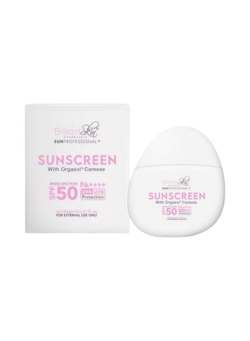 Sunscreen with spf 50 uva uvb protection