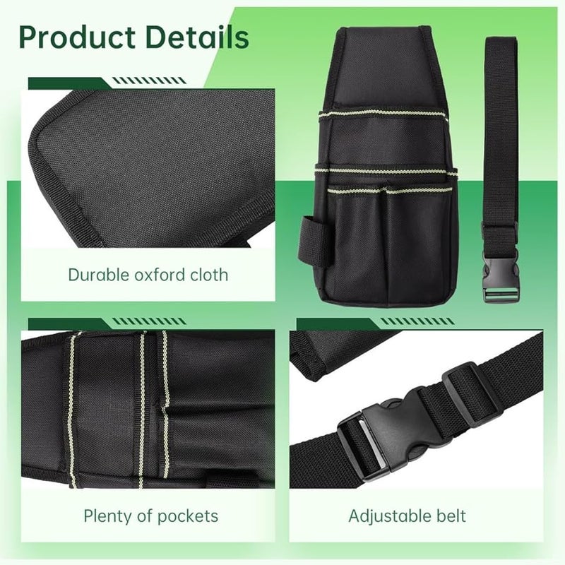 حقيبة أدوات متينة قابلة للتعديل مع جيوب متعددة للكهربائيين والنجارين والفنيين - Image 5