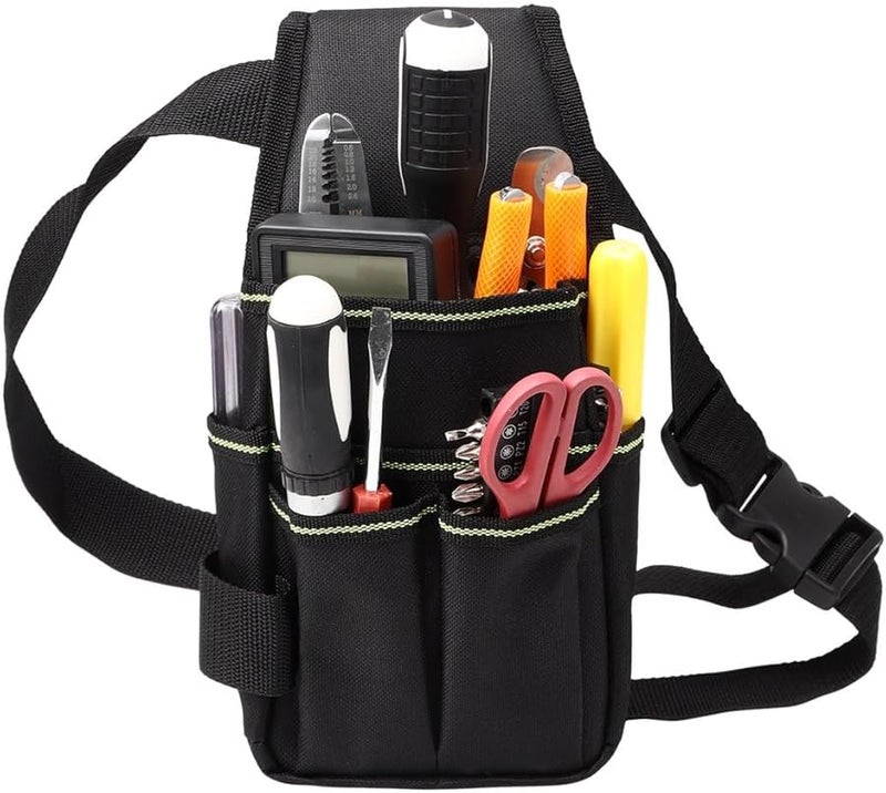 حقيبة أدوات متينة قابلة للتعديل مع جيوب متعددة للكهربائيين والنجارين والفنيين - Image 2