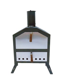 Albawadi Kitchen Pizza Oven BBQ Grill with Folding Stand Use Fire Wood Charcoal  - Image 2