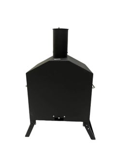 Albawadi Kitchen Pizza Oven BBQ Grill with Folding Stand Use Fire Wood Charcoal  - Image 5