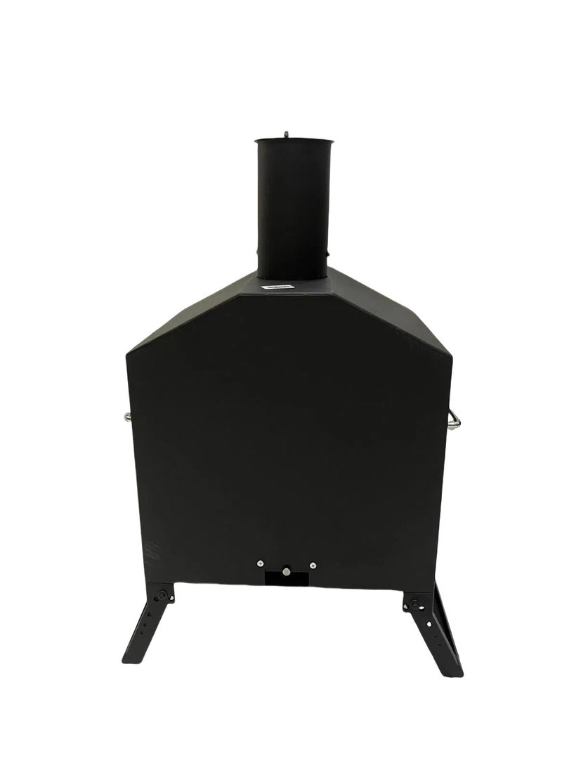 Albawadi Kitchen Pizza Oven BBQ Grill with Folding Stand Use Fire Wood Charcoal  - Image 5