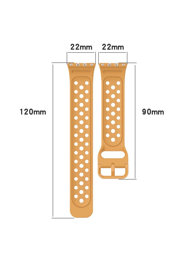 Loquat For Samsung Fit3 Monochrome Breathable Silicone Strap Galaxy Fit3 WATCH SM R390 Color Buckle-Color:gray Green  - Image 4