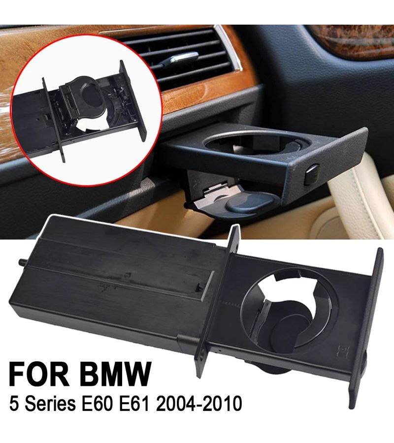 حامل أكواب أمامي أيسر منحني لسيارة BMW الفئة الخامسة 2004-2010 - Image 3