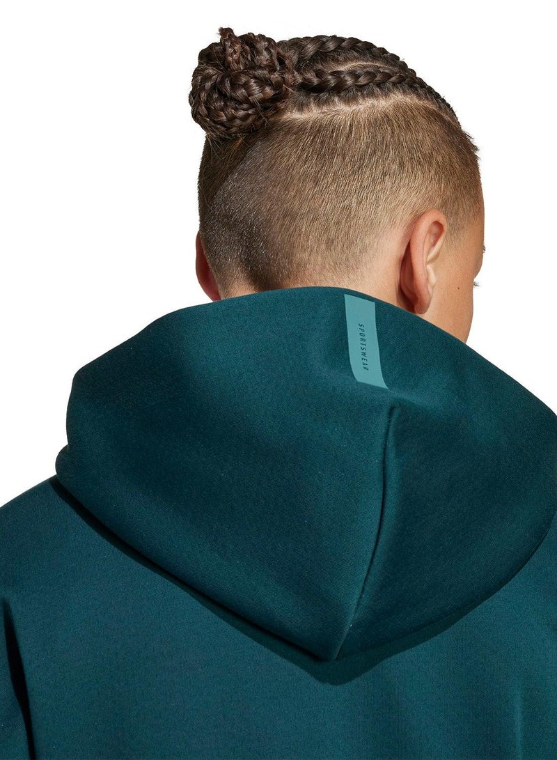 adidas Z.N.E. Full-Zip Colorblocked Hoodie Kids - Image 4