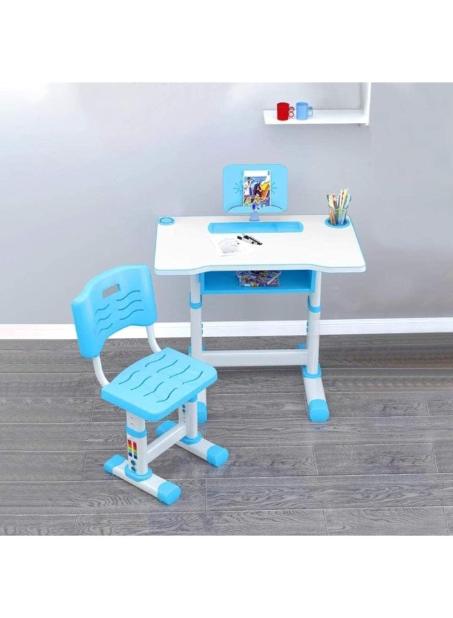 رالي طاولة دراسة للأطفال مع كرسي قابل للتعديل – تصميم مريح، تخزين واسع، مناسبة للتعلم المنزلي والحضانة - Image 3