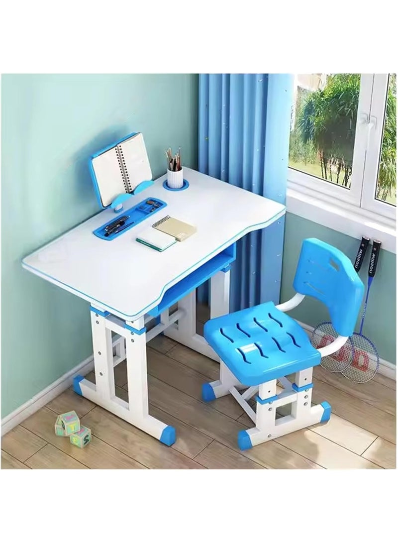 رالي طاولة دراسة للأطفال مع كرسي قابل للتعديل – تصميم مريح، تخزين واسع، مناسبة للتعلم المنزلي والحضانة - Image 1