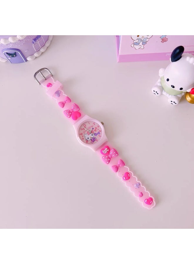 هالو كيتي ساعة إلكترونية كرتونية للأطفال - Image 2