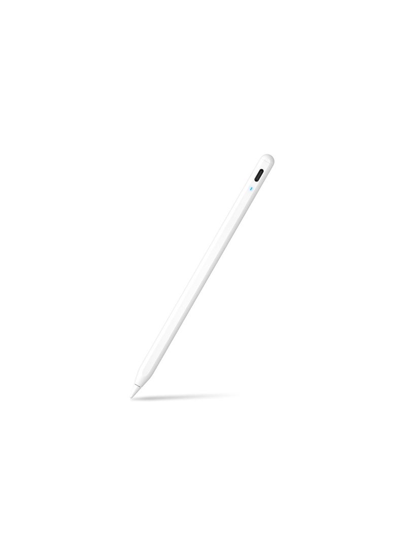 Stylus Pen for Apple iPad 2018-2024 – Ultra-Fine 0.1mm Pixel Precision, Fast Charging, Tilt Sensitive for iPad 6/7/8/9/10, iPad Pro 11/12.9/13", iPad Air 3/4/5/M2, iPad Mini 5/6 