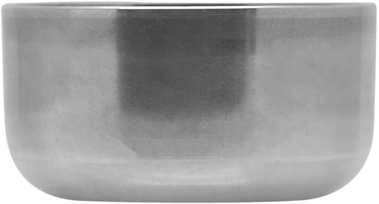 راج وعاء فولاذي بدون حافة، فضي، 5 سم، SV0003 (عبوة من 2) - Image 1