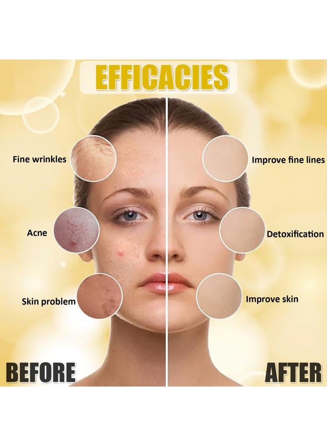 YMEYFAN Hydro Jelly Mask Powder for Facials Pro, Turmeric Controlling Oil Deep Cleansing Blackheads Removal Peel Off Gel Face Mask Skin Care, Esthetician Supplies - Image 2
