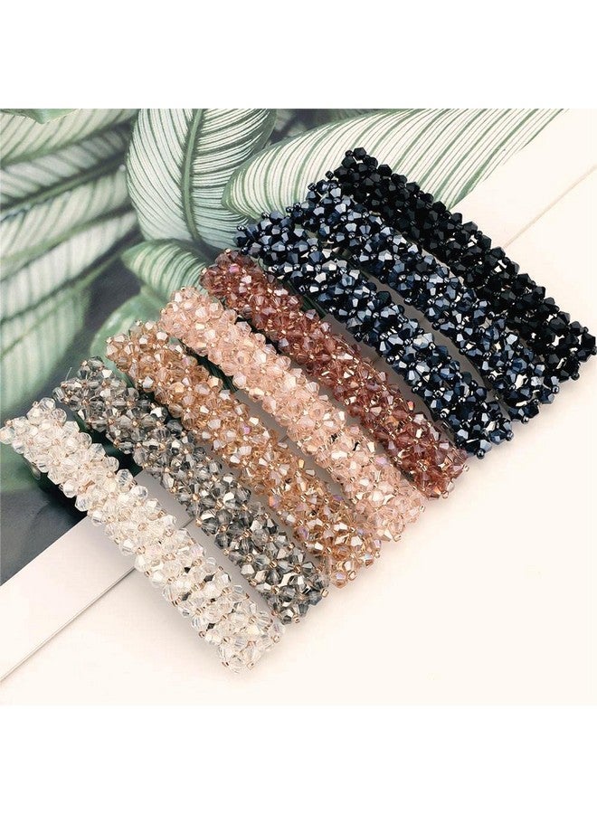 FASOTY 8 Pieces Fashion Hair Clips Elegant Hair Barrettes For Women And Girls Sparkly Rhinestones Flower Hair Clips French Style Fancy Vintage Hair Accessories For Women And Girls - Image 1