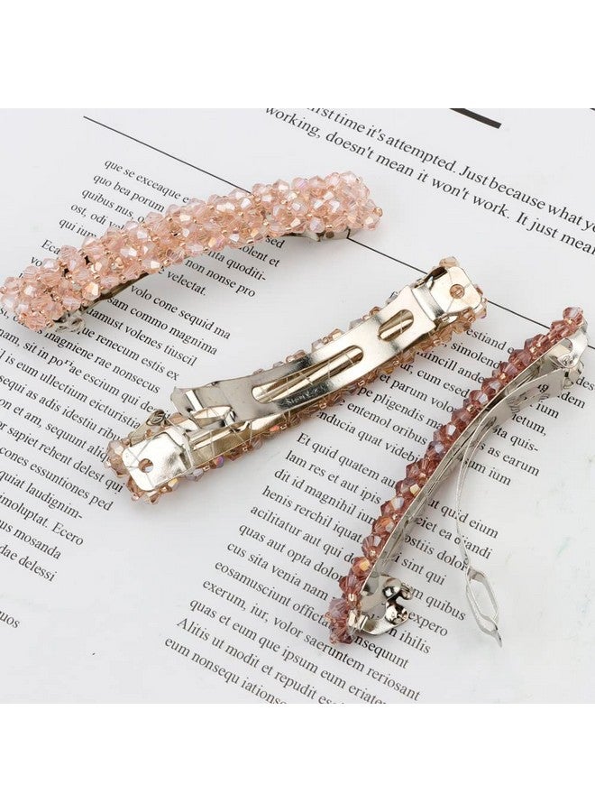 FASOTY 8 Pieces Fashion Hair Clips Elegant Hair Barrettes For Women And Girls Sparkly Rhinestones Flower Hair Clips French Style Fancy Vintage Hair Accessories For Women And Girls - Image 4