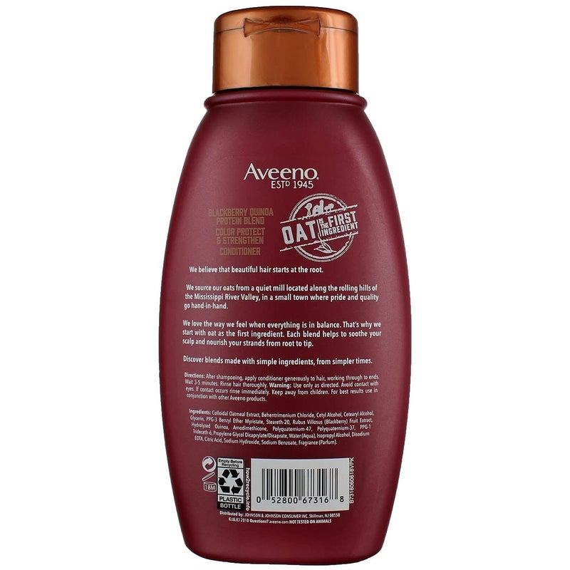 Aveeno Conditioner Blackberry Quinoa Protein Blend 12 Ounce (354ml) (2 Pack) - Image 3
