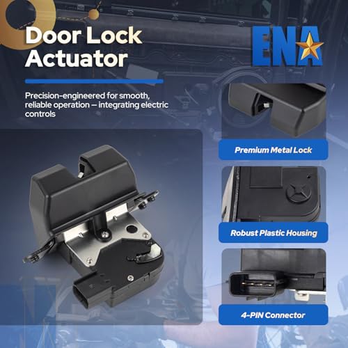 ENA Rear Trunk Latch Tailgate Door Lock Actuator Compatible with Hyundai Santa Fe Sport XL Kia Sedona Sorento 2013 2014 2015 2016 2017 2018 2019 Replacement for 812303Z000 812303Z000 - Image 3