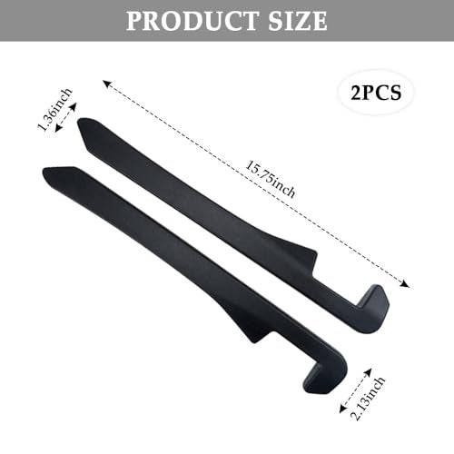 IHOTDER 2PCS Car Seat Gap Filler - Car Seat Gap Filler Organizer for Holding Phone,Key,Purse - Universal Car Gap Filler Fits Car Truck SUV Car Interior Accessories (Black/2PCS)… - Image 2