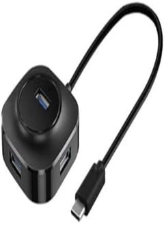 Coteetci COTEetCI (83008) Universal 4 in 1 Hub, Type-C to USB Hub - Black 