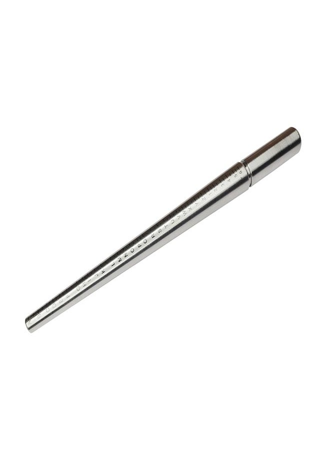 LUXURO Ring Mandrel Superior Steel Marking Ungrooved A-Z, 1-6 Length 13” - Image 1
