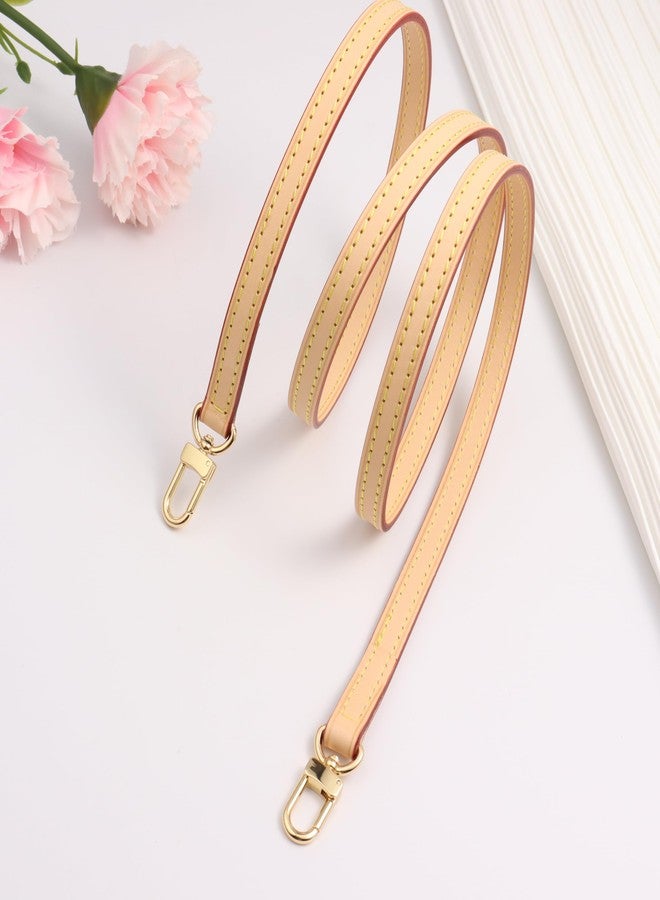 COLSEEY Genuine Vachetta Leather Crossbody Strap Genuine Leather Adjustable Replacement Strap for Shoulder Bag Handbag Purse - Image 5
