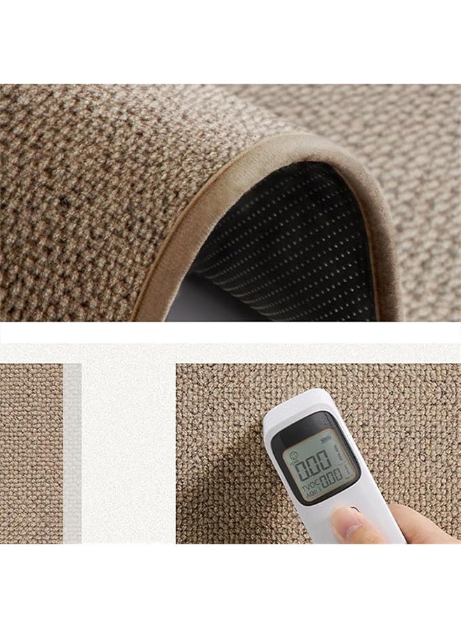 Monda Round Carpet, Suitable for Living Room, Large Bedroom, Cloakroom, Balcony, Bedside Carpet, Study Chair Mat, Non-slip Carpet, Modern Simple Style Home Decoration Carpet,120*120 Cm - Image 3