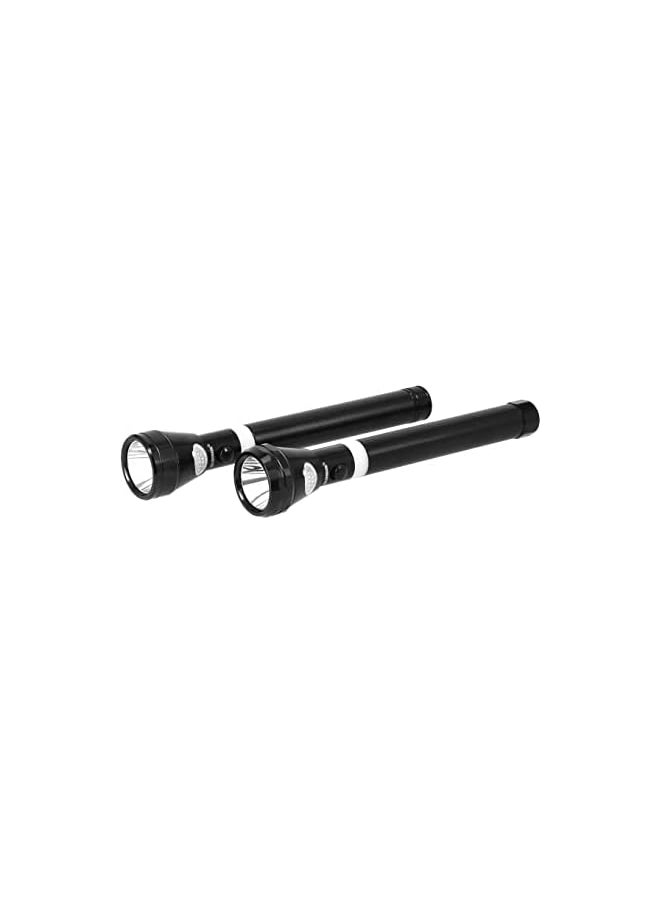 Olsenmark Olsenmark Rechargeable Led Flashlight 2-Pieces, Black"Min 1 year manufacturer warranty"  - Image 5