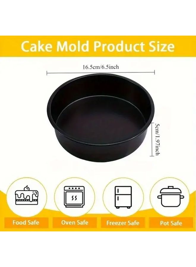 Heavy Duty Carbon Steel Non Stick Cake Pan 1pc Round Bakeware For Layered Cheesecakes - Image 3