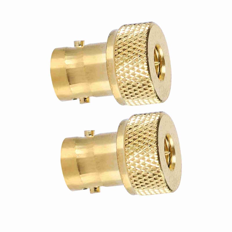 2 Pcs Gold BNC Female To SMA Male Convert Adapter Connector - Image 4